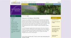 Desktop Screenshot of malvernhillsaonb.org.uk